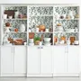 Watercolor Eucalyptus Leaf Pattern Wallpaper Mural