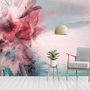 Abstract Lily Wallpaper Mural