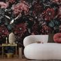 Dark Floral Wallpaper Mural