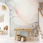 Soft Neutral Abstract Marble Art Wallpaper Mural