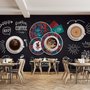 Papier peint panoramique café vintage