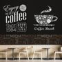 Coffee Mocha Typography Wallpaper Mural