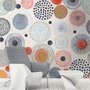 Abstract Colorful Circle Wallpaper Mural