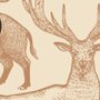 Papier peint dessin animal nordique enfants