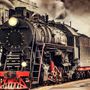 Vintage Train Wagon Railway Wallpaper Mural