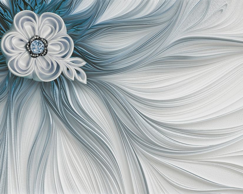 Luxury Flowers Wallpaper Mural