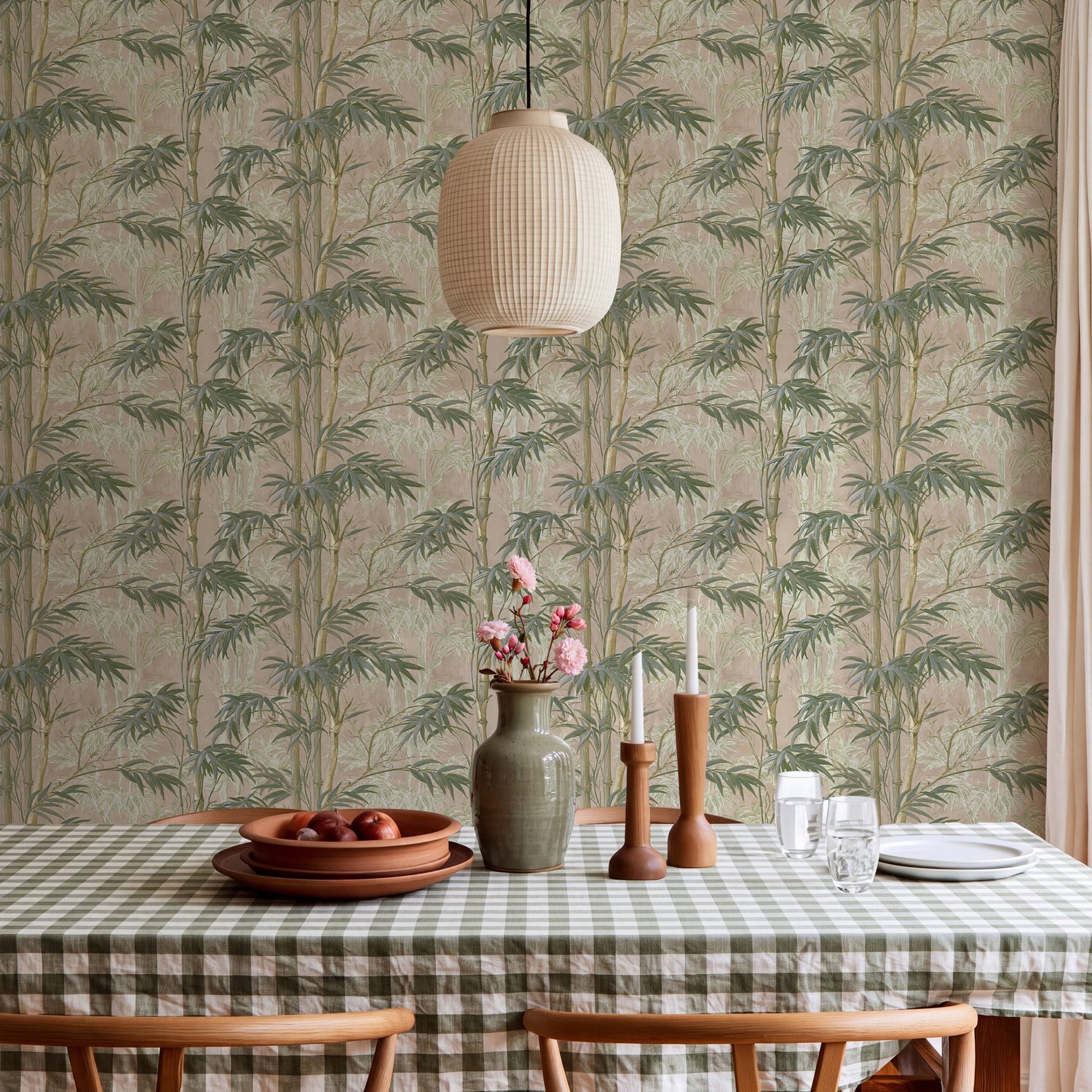 Vintage Bamboo Wallpaper - Peel and Stick