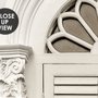 Faux Window Shutter Wallpaper Mural