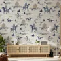 Retro Western Cowboys Wallpaper Mural