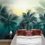 Tropical Palm Trees and Sunlight Wallpaper Mural