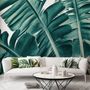 Tropical Palm Leaves Wallpaper Mural