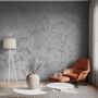 Monochrome Tropical Botanical Wallpaper Mural