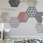 Geometric Hexagonal Shapes Wallpaper Mural