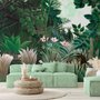 Exotic Forest Painting Landscape Wallpaper Mural