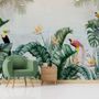 Toucans and Tropical Rainforest Wallpaper Mural