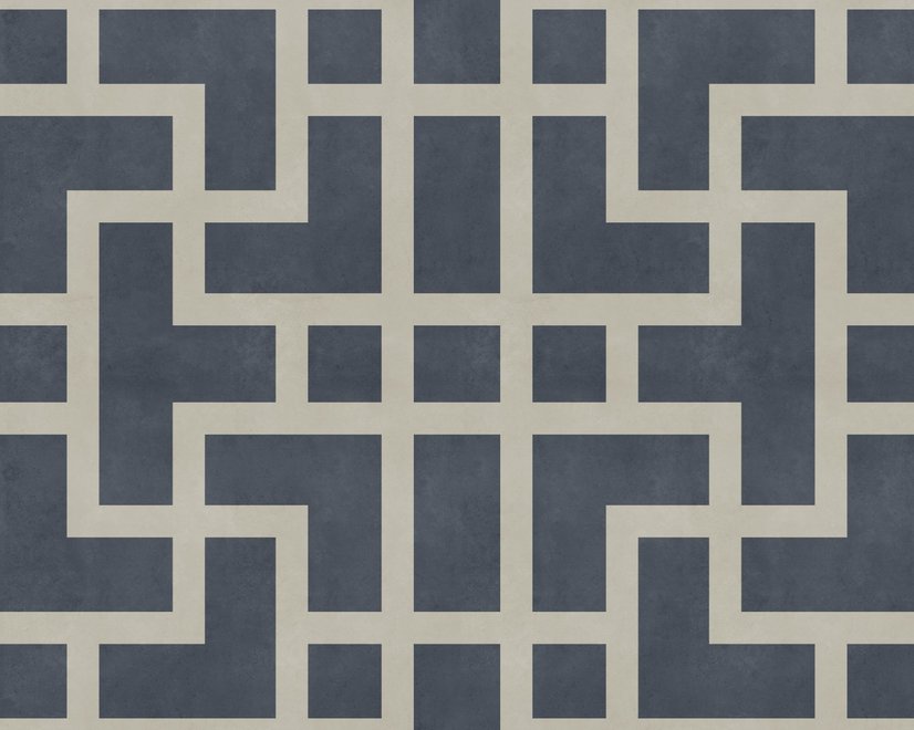 Moderne Geometrische Labyrinth Fototapete - STIL 1