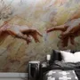 Watercolor Abstract Hands Wallpaper Mural