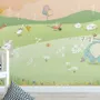 Nursery Cartoon Forest Landscape Wallpaper Mural