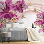 Pink Jewellery Lily Floral Wallpaper Mural