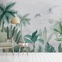 Green Tropical Forest Wallpaper Mural