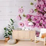 Pink Peony Floral Wallpaper Mural
