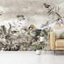 Vintage Historic Paradise Bird Art Wallpaper Mural