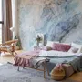 Blue Marble Art Wallpaper Mural