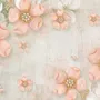 Pink Diamond Daisy with Butterflies Wallpaper Mural