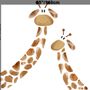 Cute Giraffe Wall Decal Sticker