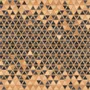Geometric Triangle Shape Wood Texture Effect Wall Mural 