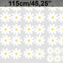 Small Cute Daisy Flowers for Kids Room Wall Decal Sticker