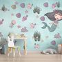Mermaid Ariel in the Underwater Wallpaper Mural