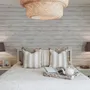 Rustic White Wood Texture Effect Wallpaper Mural