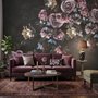 Papier peint panoramique rose foncé