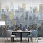 City Silhouette Wallpaper Mural