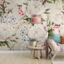Light Blossom Flowers Wallpaper Mural