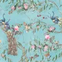 Peacock with Peony Blossom Wallpaper Mural