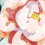Chinoiserie-Pfingstrosenblüte mit chinesischen Vögeln Fototapete