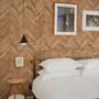 Herringbone Wood Texture Effect Wallpaper Mural