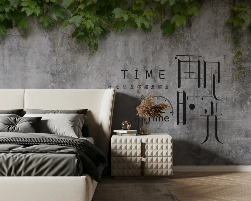 Nostalgic Ivy Leaf Wallpaper Mural