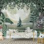 Night Forest Landscape Wallpaper Mural
