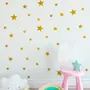 Metallic Gold Little Stars Wall Decal Sticker