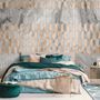 Black Marble with Gold Style Ornament Wallpaper Mural