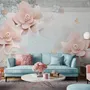 Elegant Rose Floral Wallpaper Mural