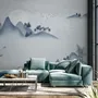 Aquarell Berglandschaft Fototapete