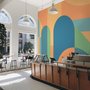 Geometric Abstract Shape Art Deco Wallpaper Mural
