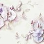 Purple Orchid Floral Wallpaper Mural