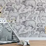 Nordic Animal Drawing for Kids Wallpaper Mural