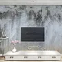Gray Brown Grunge Cement Style Wallpaper Mural