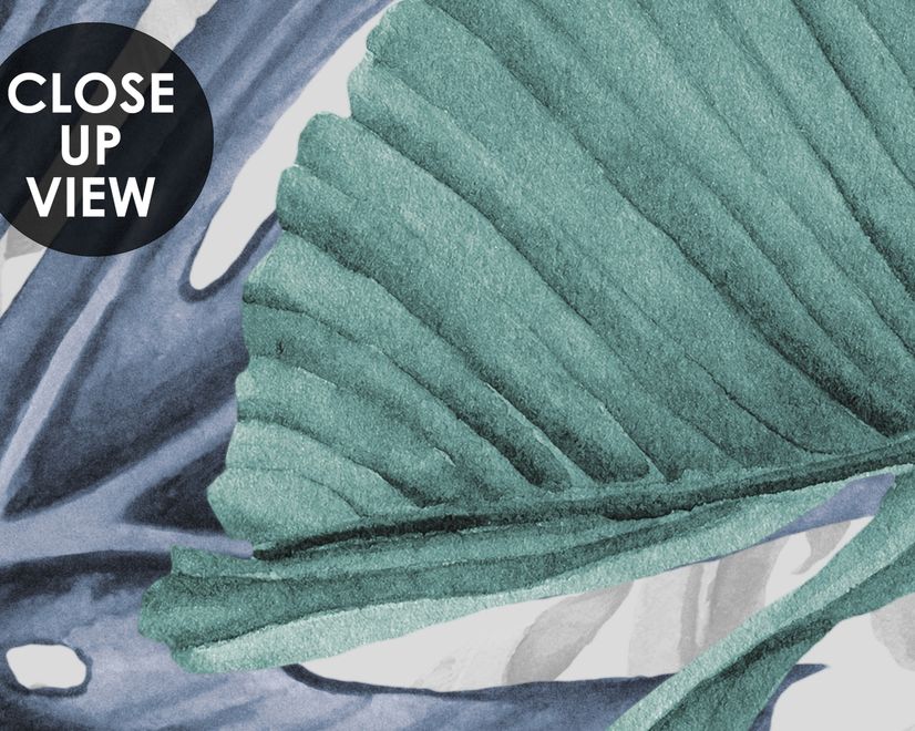 Tropical Leaf Pattern Wallpaper Mural